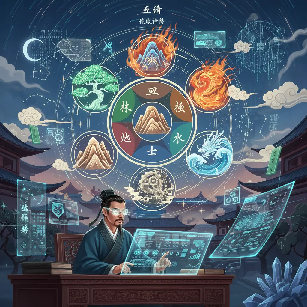 鐵版神數 - 五行