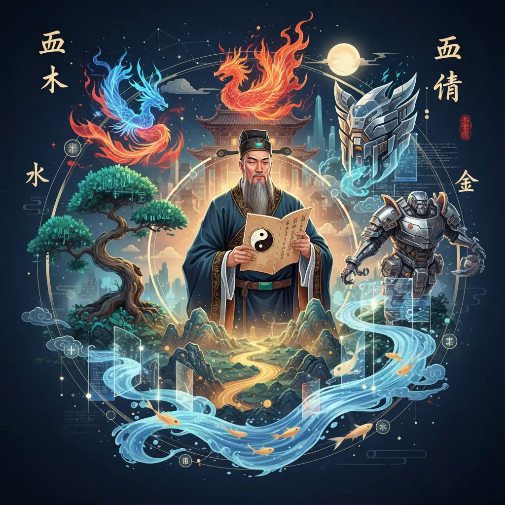 算命師傅 - 五行