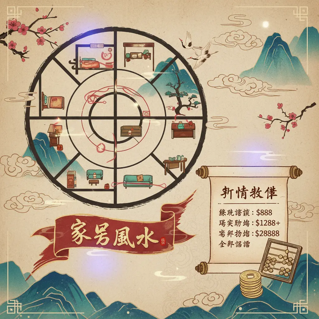 算命收費 - 家居風水