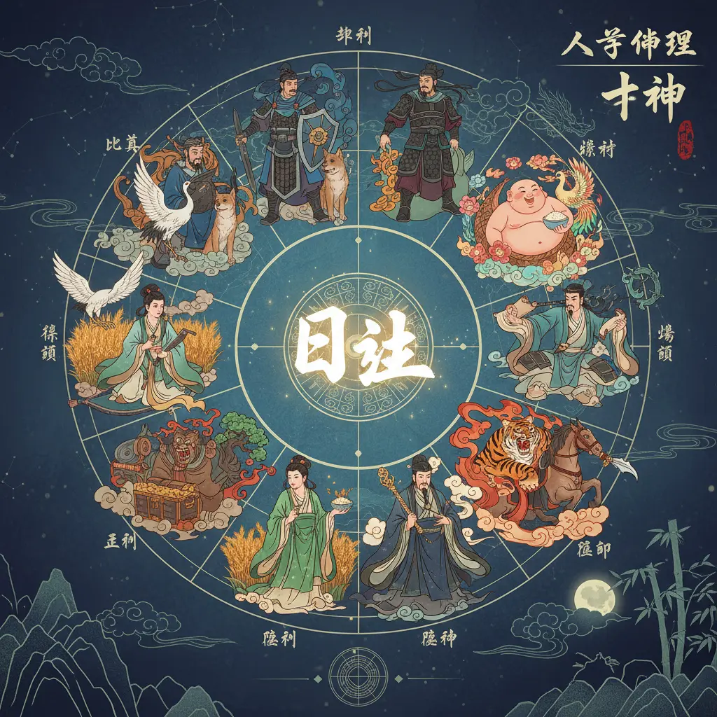 八字命理 - 十神