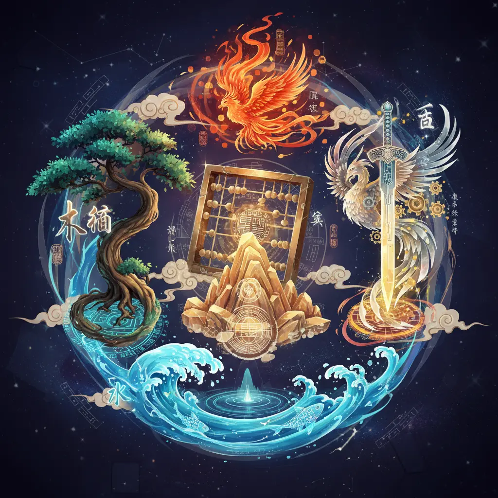 鐵板神數 - 五行