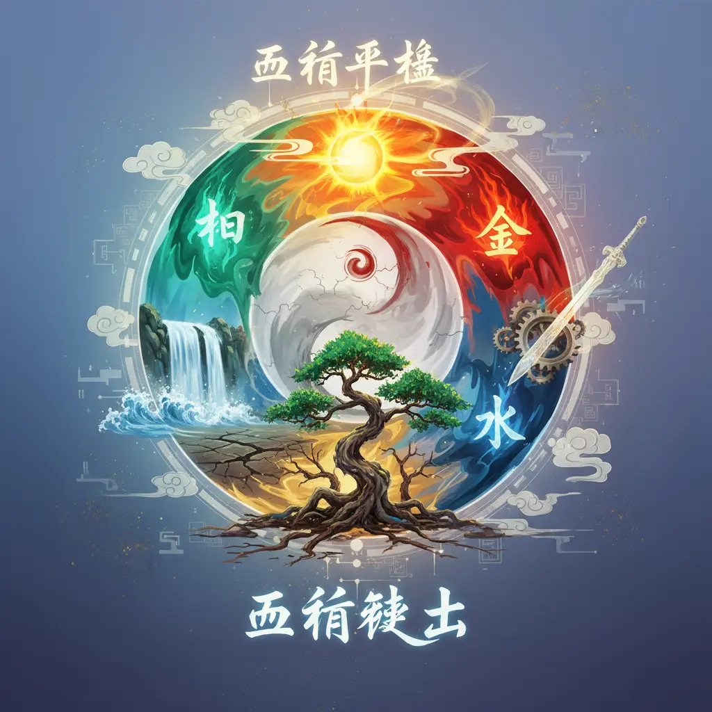 五行平衡 - 五行缺土